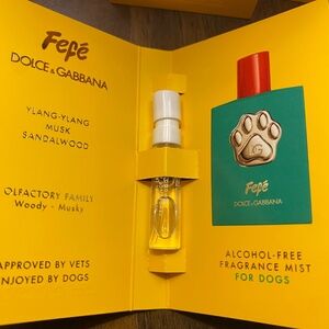 Dolce & Gabbana Fefè Dog Fragrance Spray – 0.5 oz (Lot of 3)